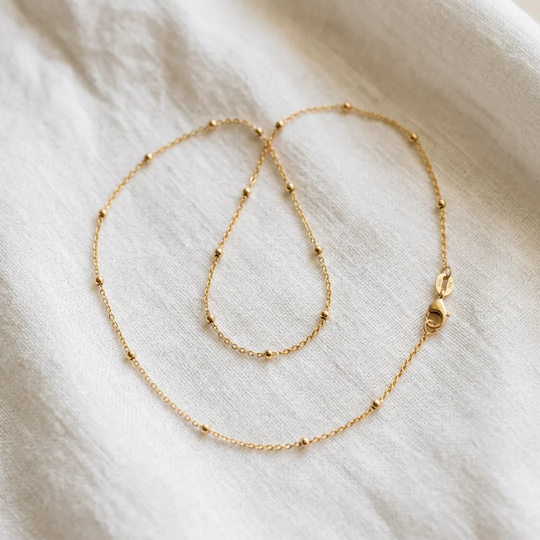Dainty Gold Satellite Necklace